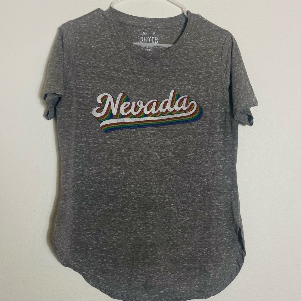 Royce Brand Nevada Womens Gray Tee SizeS